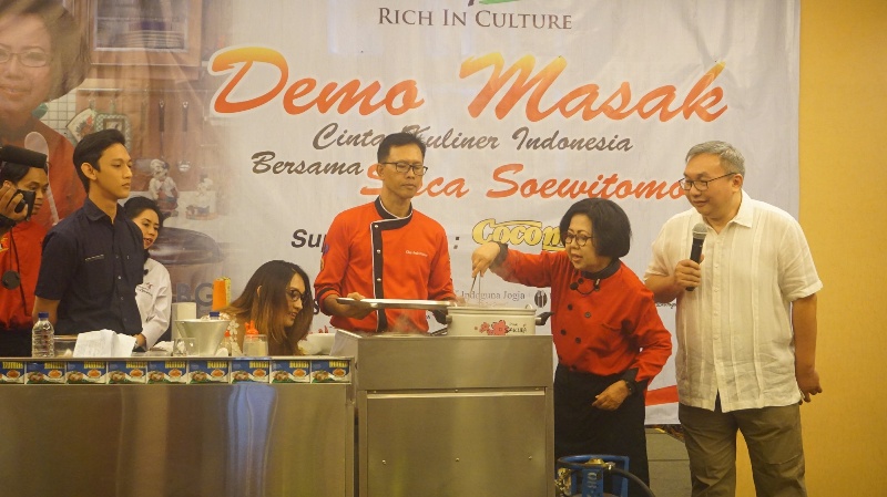 Acara Demo Masak Cinta Kuliner Indonesia yang digelar di Andrawina Ballroom bersama Sisca Soewitomo pada Minggu, 27 Agustus 2017, membuat stakeholder terkesan dengan keberadaan hotel tersebut/istimewa