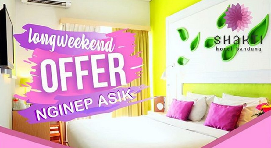 Shakti Hotel Bandung Tawarkan ‘Longweekend Nginep Asik’/istimewa