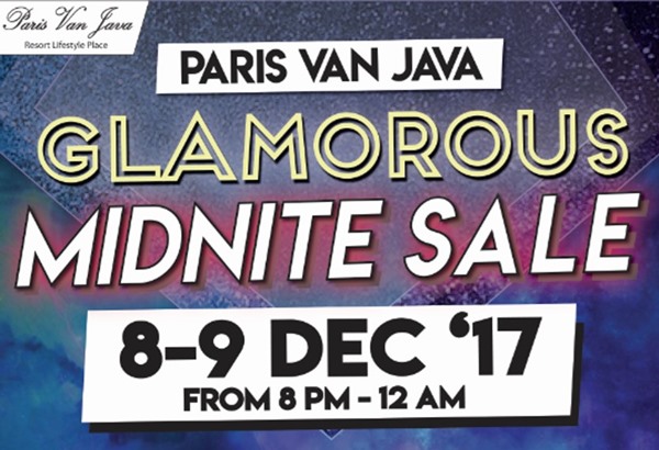 ‘GLAMOROUS MIDNITE SALE’ di Paris Van Java Bandung/istimewa