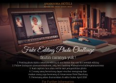 Ikuti ‘Fake Editing Photo Challenge’ di The Amaroossa Hotel Bandung/istimewa