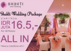 Shakti Hotel Bandung Tawarkan ‘Shakti Wedding Package’/istimewa