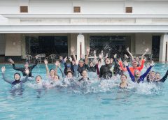 The Papandayan Hotel Gelar Kelas Aqua Yoga Pertama di Kota Bandung/istimewa