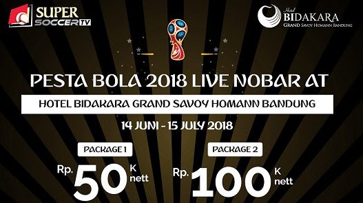 Yuk! Nonton Bareng Final Piala Dunia di Hotel Bidakara Grand Savoy Homann Bandung/istimewa