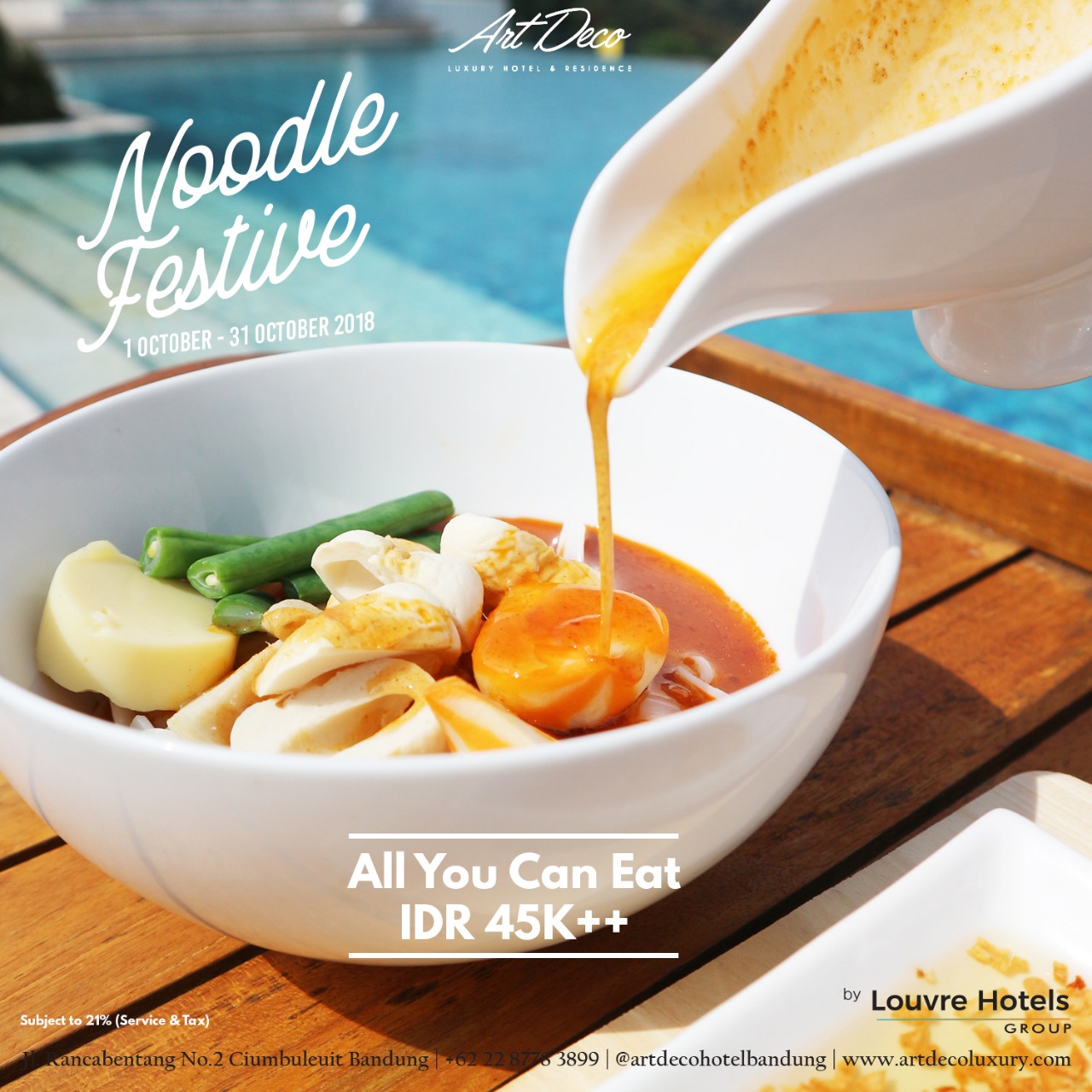 Noodle Festive di Art Deco Luxury Hotel & Residence/istimewa