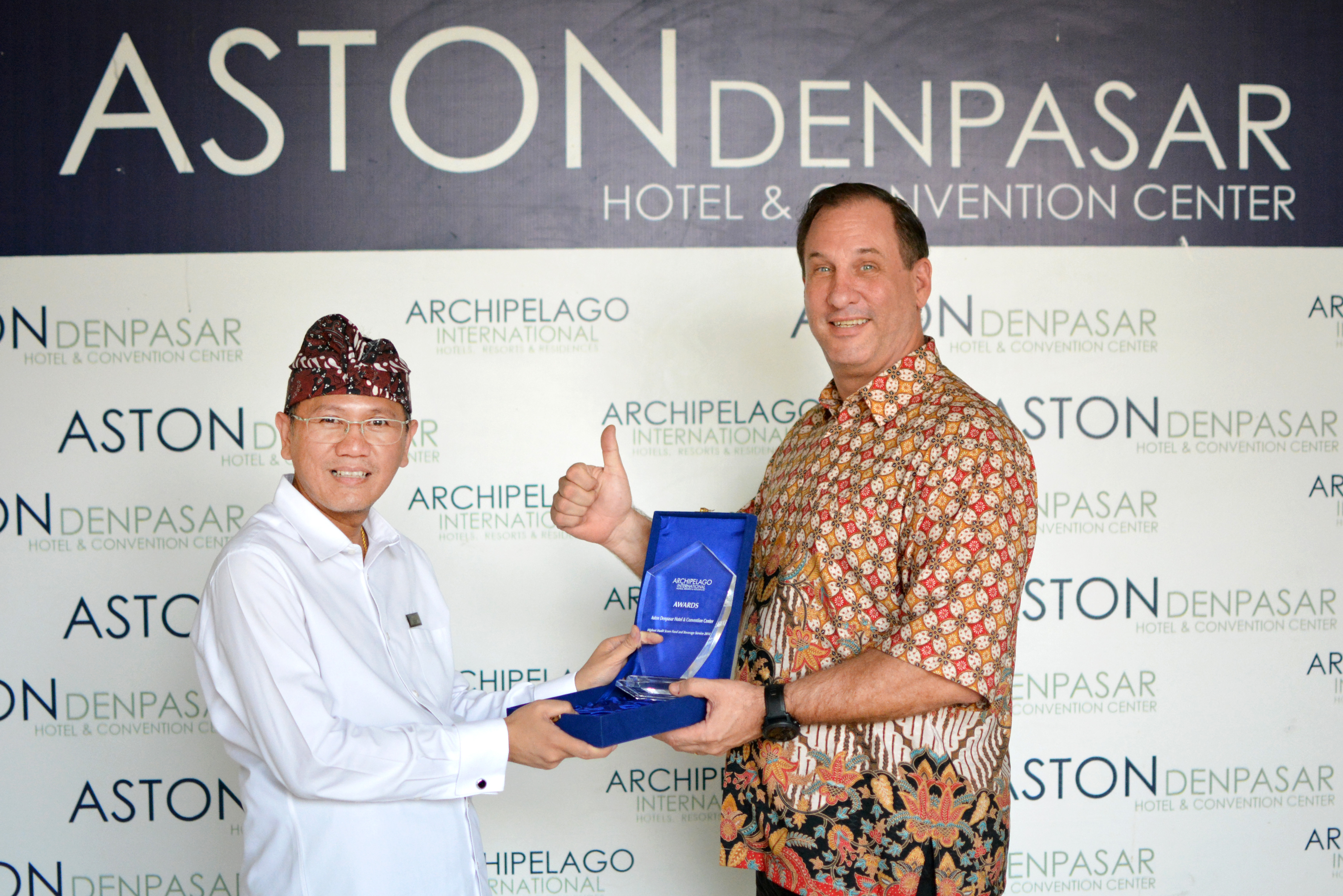Aston Denpasar Hotel & Convention Center Raih Penghargaan ‘Audit Food & Beverage Service 2018’/istimewa