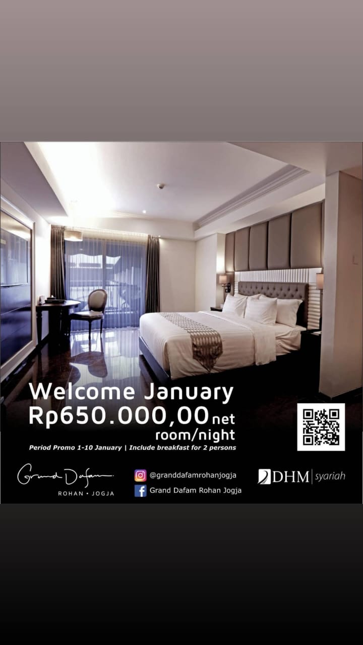 Ada Promo “Welcome January” di Grand Dafam Rohan Jogja/istimewa