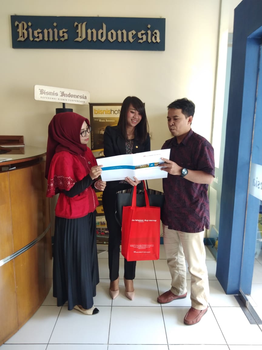 Kunjungan Swiss-Belresort Dago Heritage Bandung ke Kantor Bisnis Indonesia