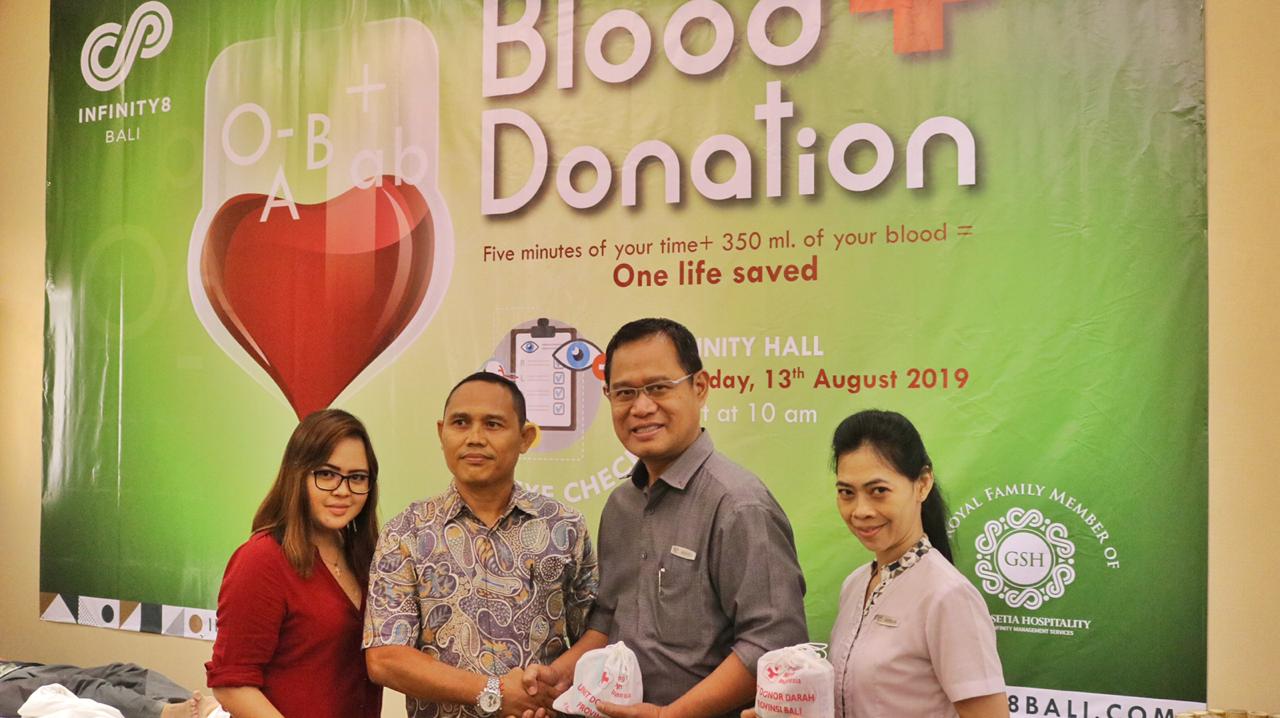 Peringati HUT RI ke-74, Infinity8 Bali Gelar Aksi Donor Darah
