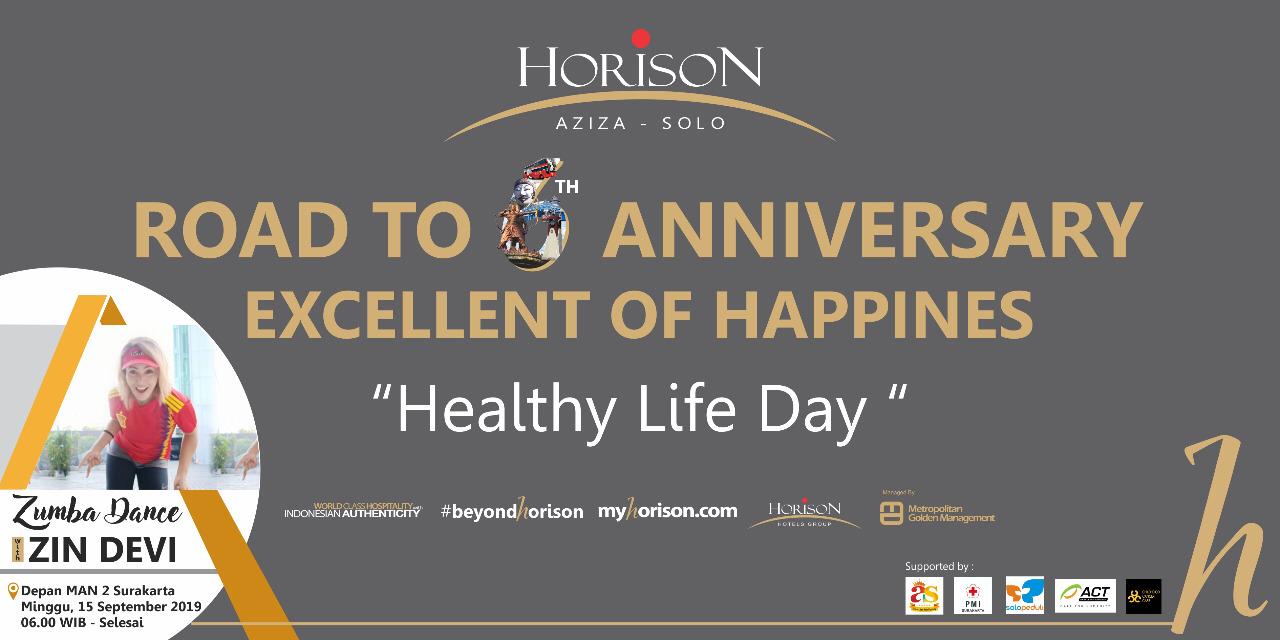 Menyambut HUT ke-6, Horison Aziza Solo Gelar “Healthy Life Day”