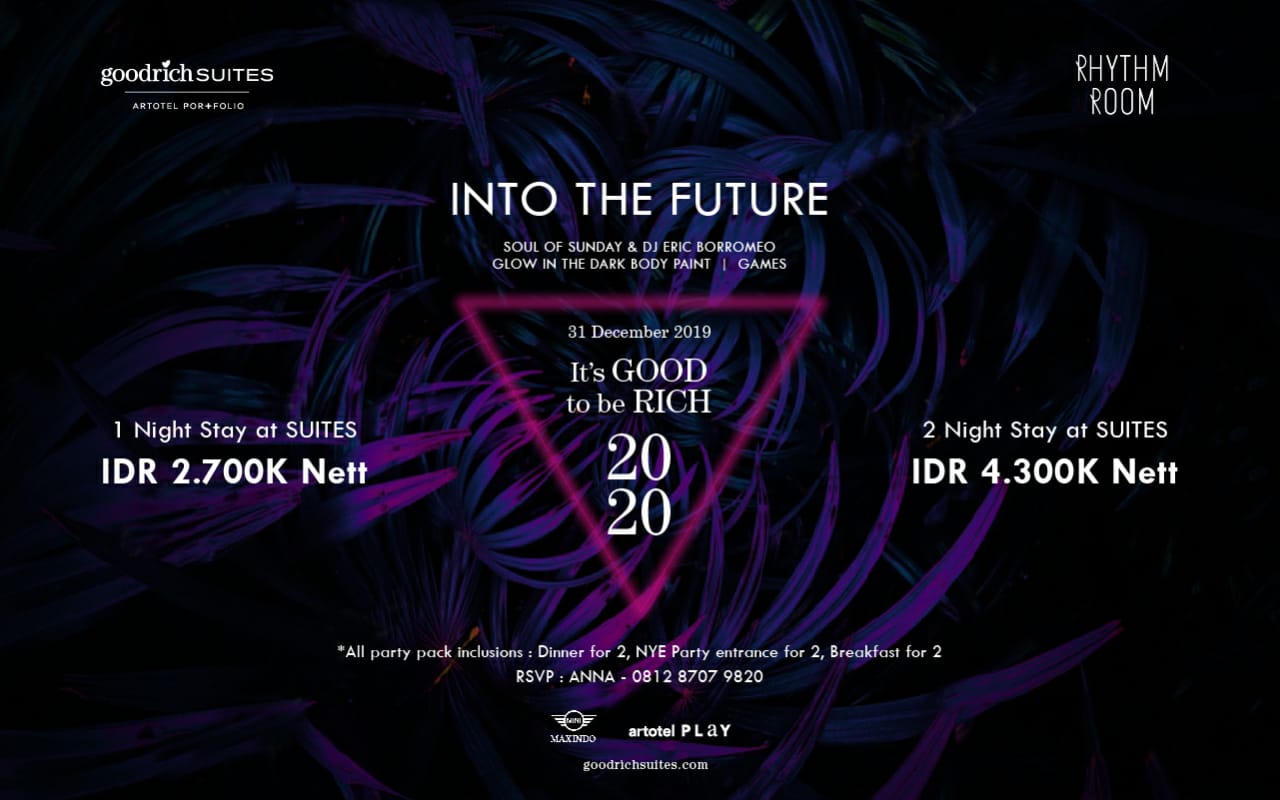 Sambut 2020 dengan Pesta Glow in The Dark di Goodrich Suites ARTOTEL Portfolio