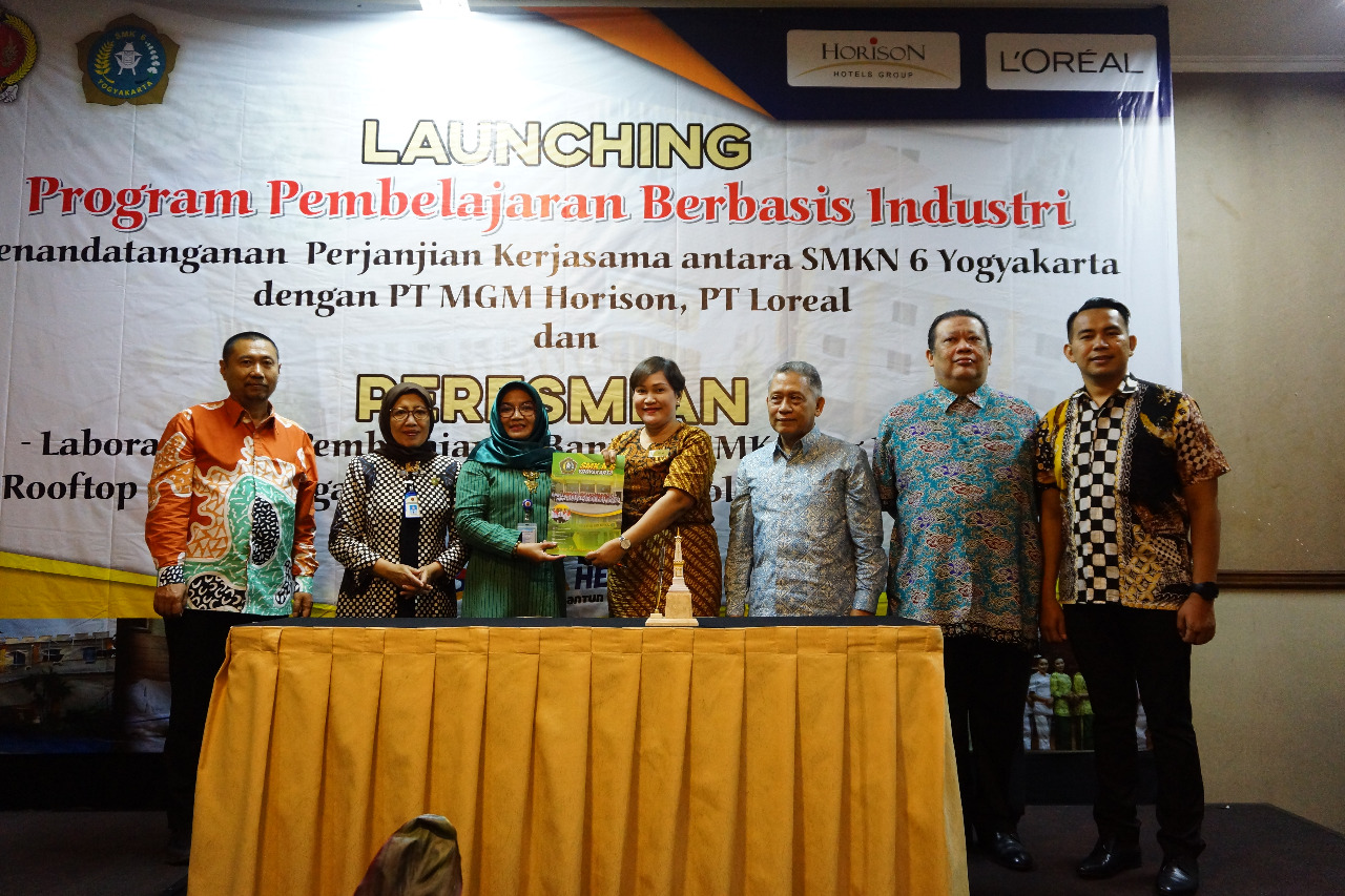 Bangun Kelas Industri, Horison Group dan SMKN 6 Yogyakarta Bersinergi