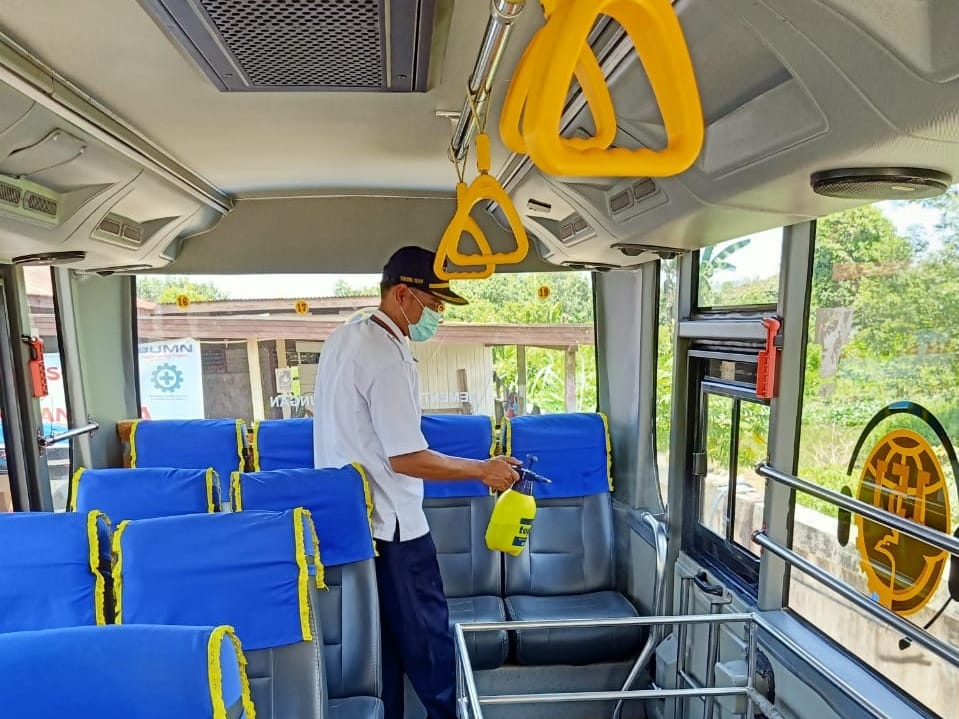 DAMRI Tempuh Berbagai Langkah untuk Cegah Penyebaran Covid-19